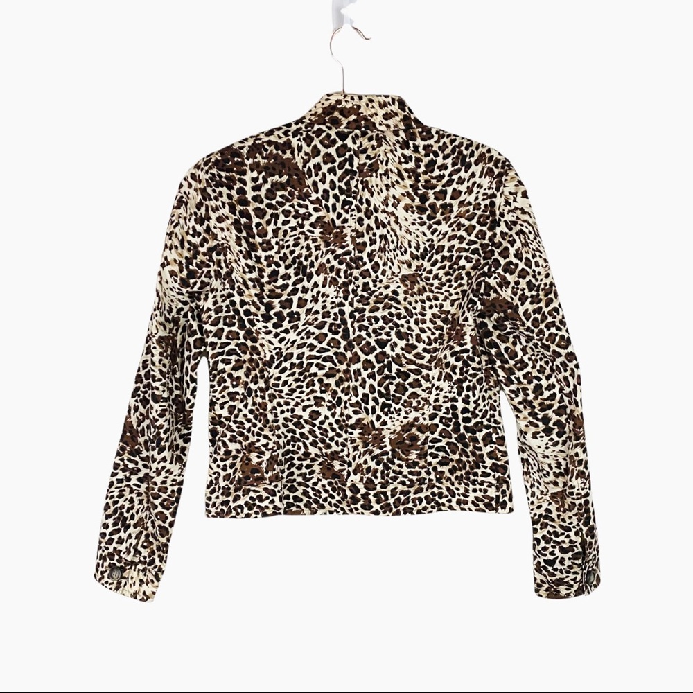 LaFayette 148 Leopard Animal Print Jacket - Picture 7 of 10